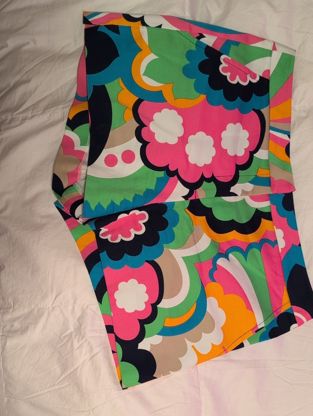 Trina Turk Bright Pink Multicolor Floral Shorts